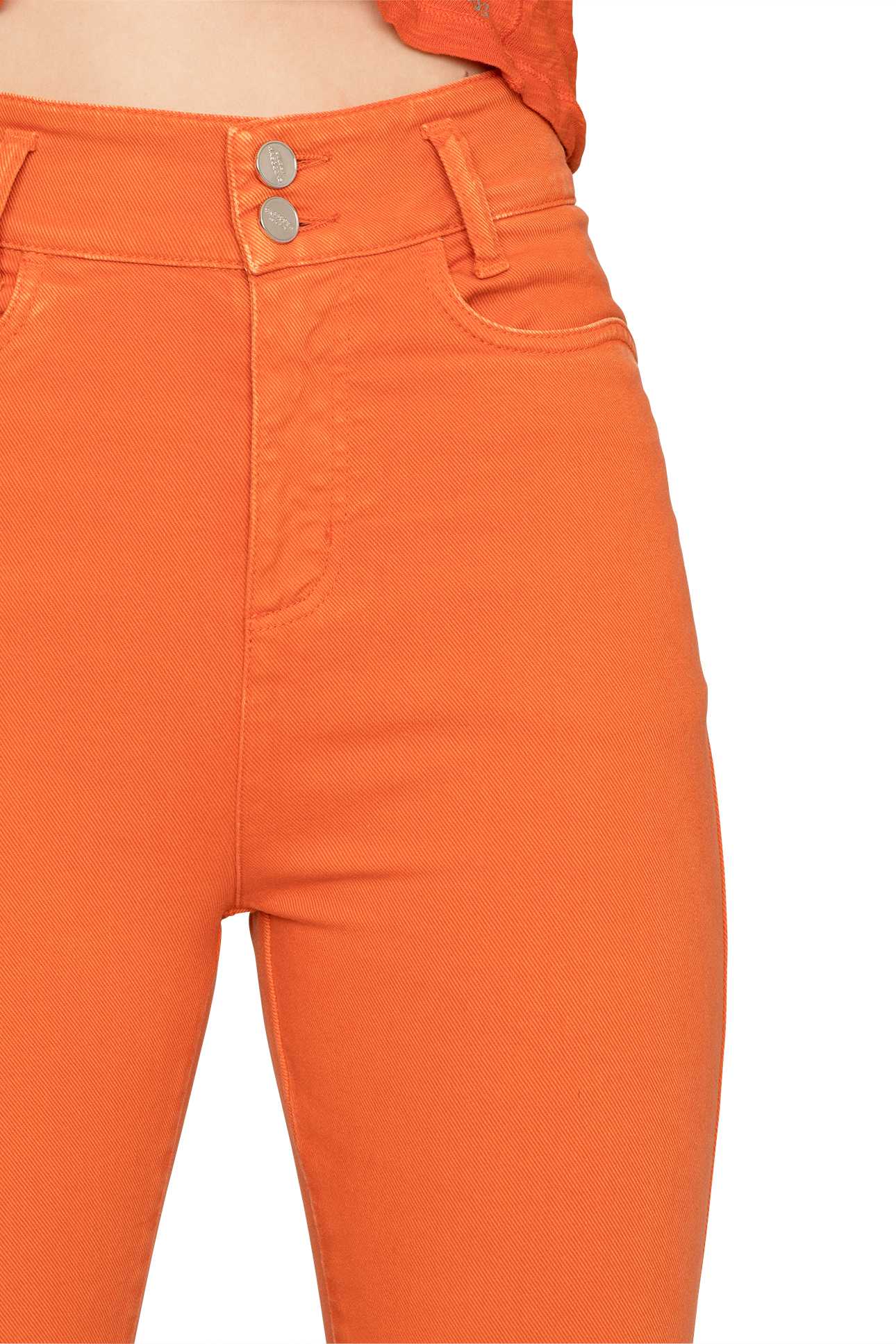 Short Boot Cut Pants Denim