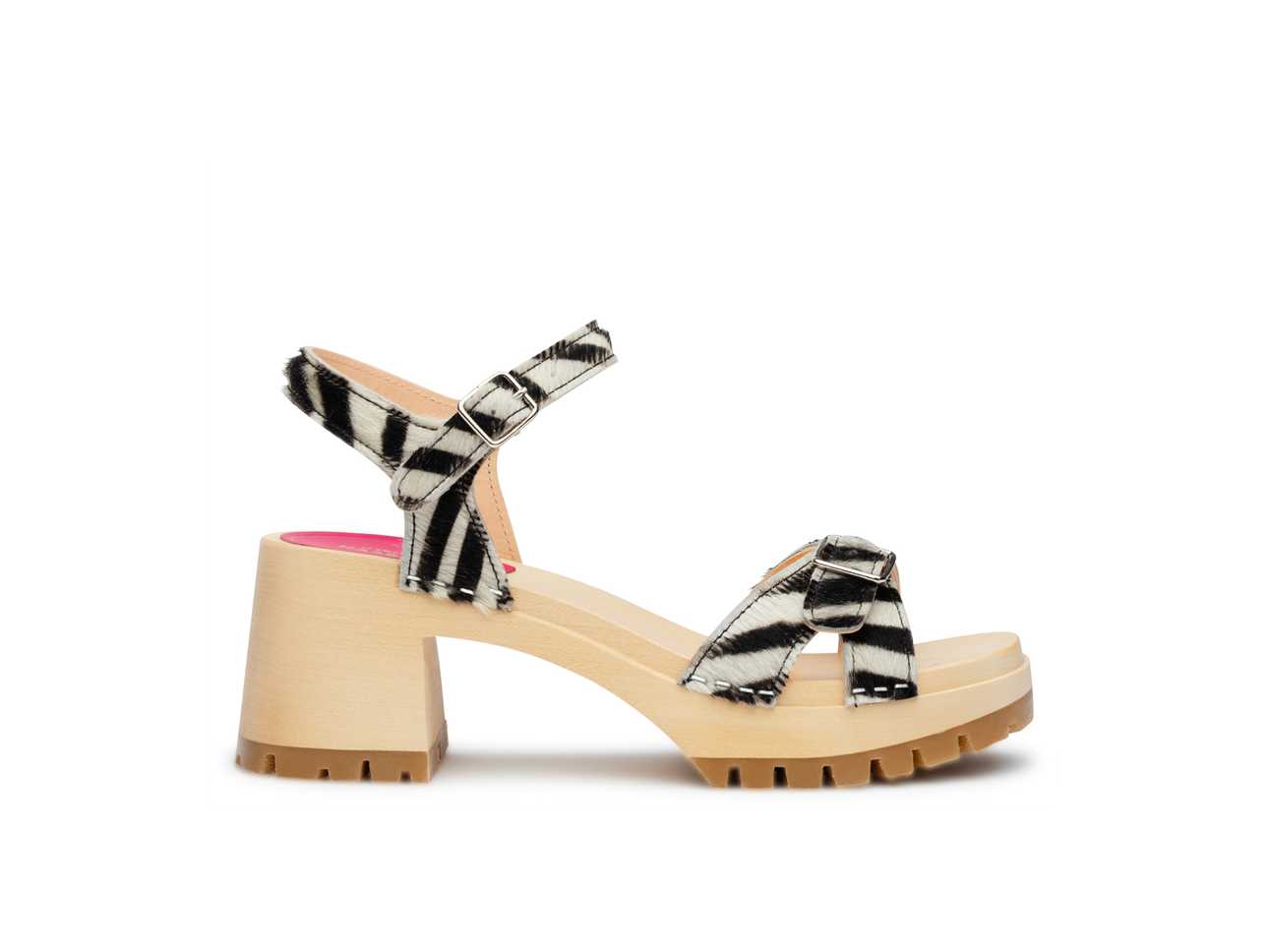 swedish hasbeens　サンダル Swedish Hasbeens Silver Platform Strappy Clog Sandals Size